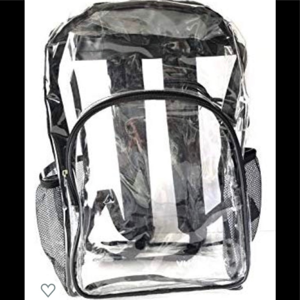 🌹Clear Backpack with USB charging port